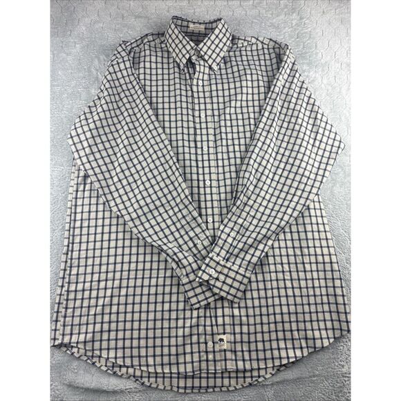 Onward Reserve Classic Fit Large Plaid Long Sleeve  Shirt Men's‎ Size Medium - Picture 1 of 8